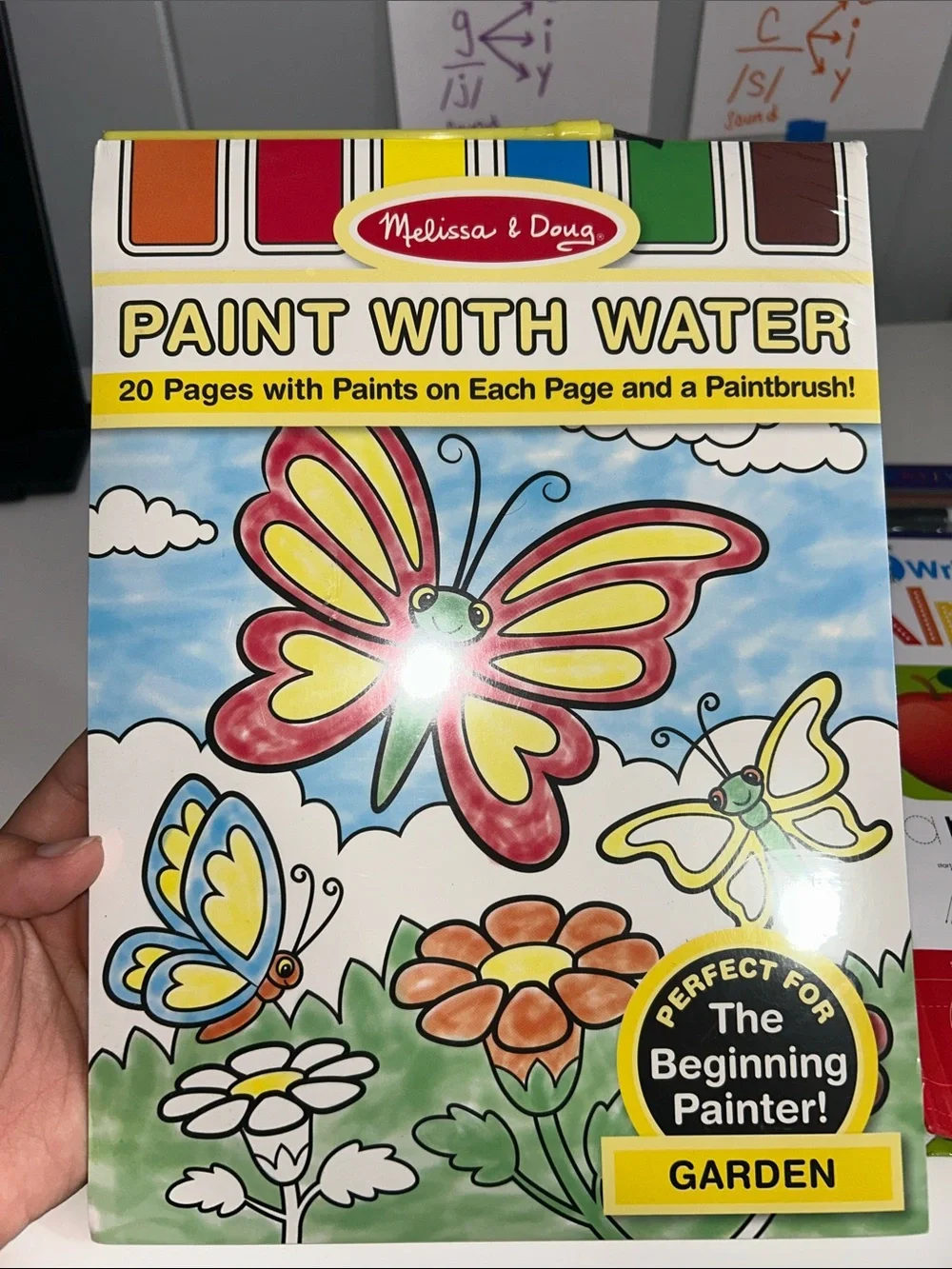 Preschool Chuldren’s Educational Bundle ABC Dry Erase Book + Melissa & Doug Art